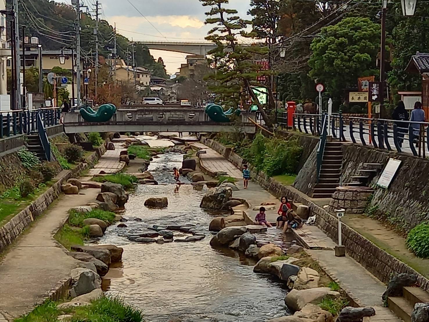 玉造温泉の景観